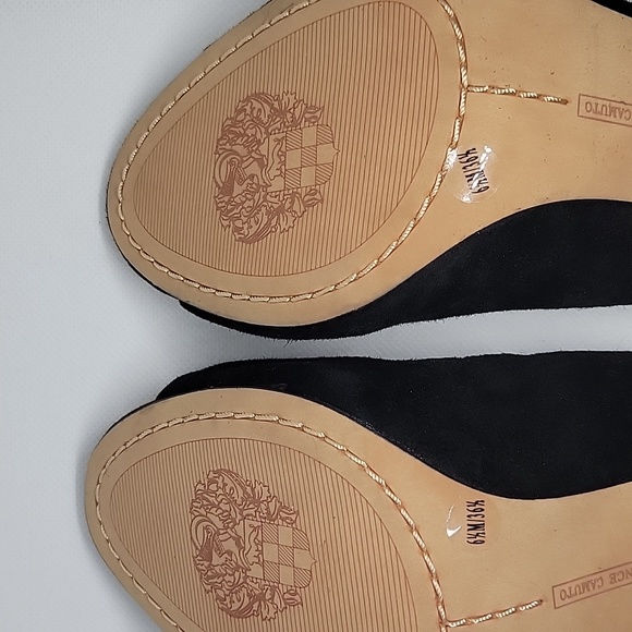 Vince Camuto Black Suede Lace Up High Heels - Picture 14 of 15